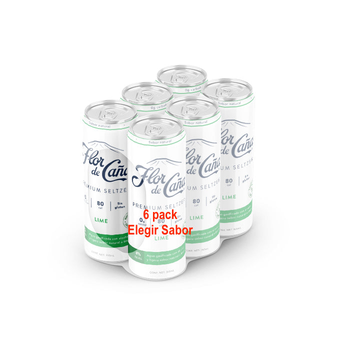 Flor de Caña Premium Seltzer 6Pack 355ml