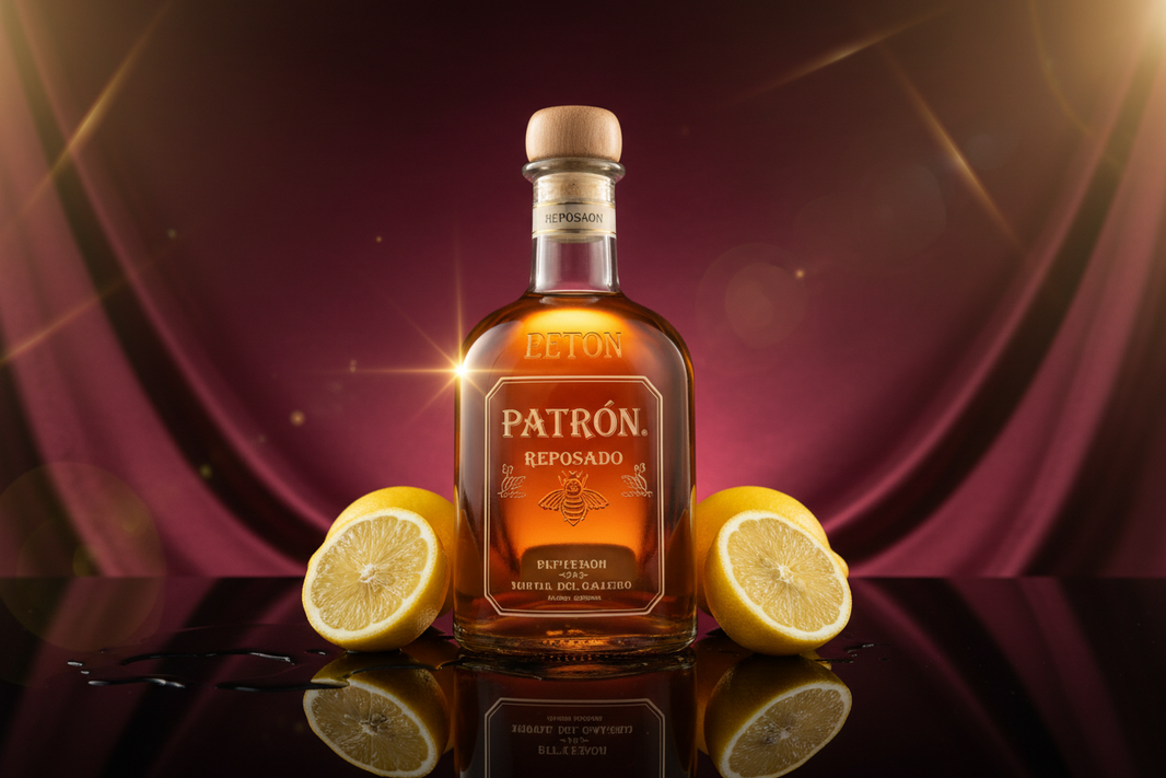 image Patron Reposado con limon al costado